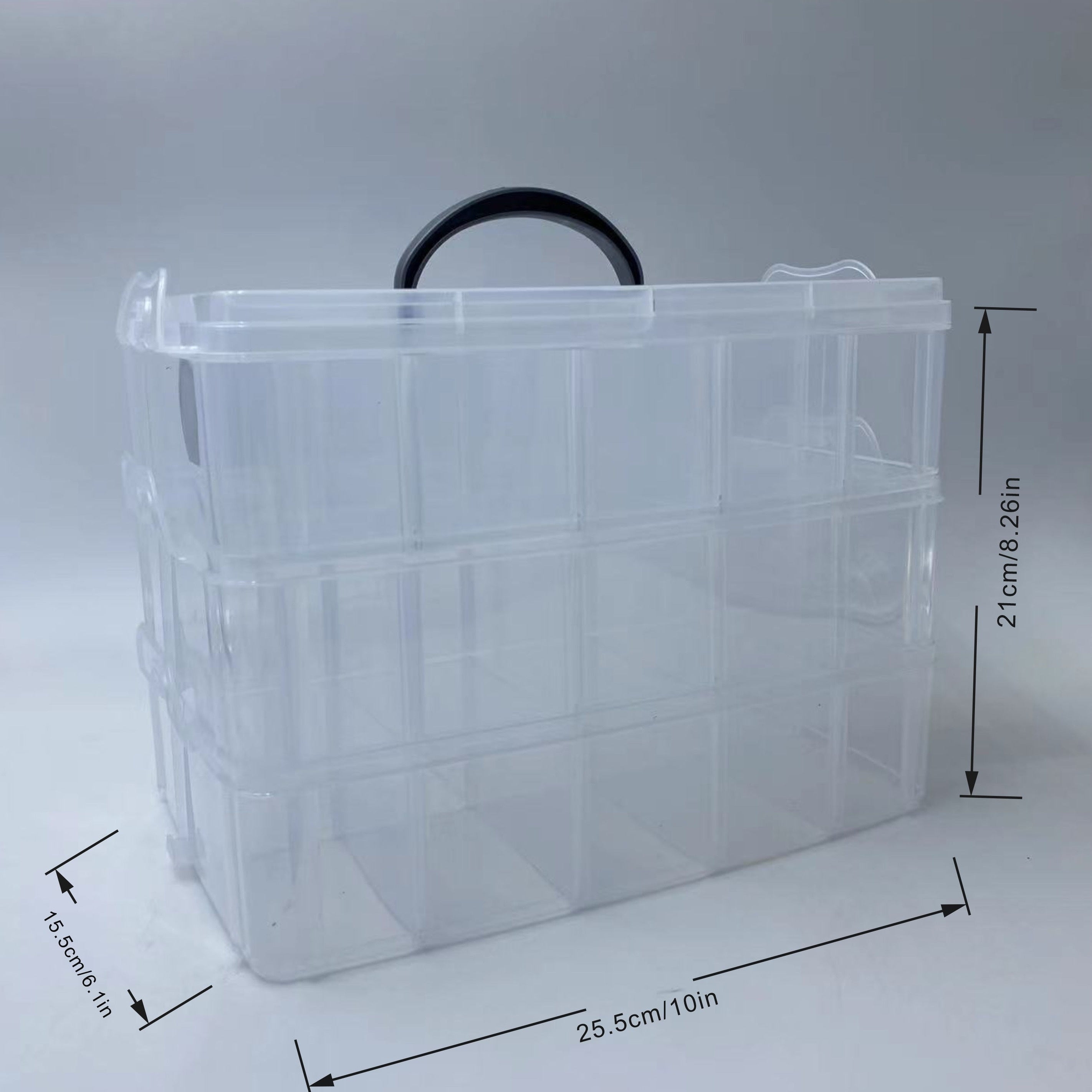 Large Capacity Storage Bin With Lid Three in One Household Parts Storage Box