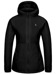 Women's Ultralight Winter Hooded Jacket Windproof Thermal Sports Jacket