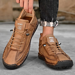 Men's Casual Lace-up Sneakers High-Top Walking Shoes