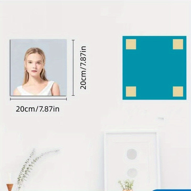 Adhesive Wall Mirror Tiles for Bedroom and Home Gym Full Body Reflection