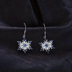 Snowflake Dangle Earrings for Girls