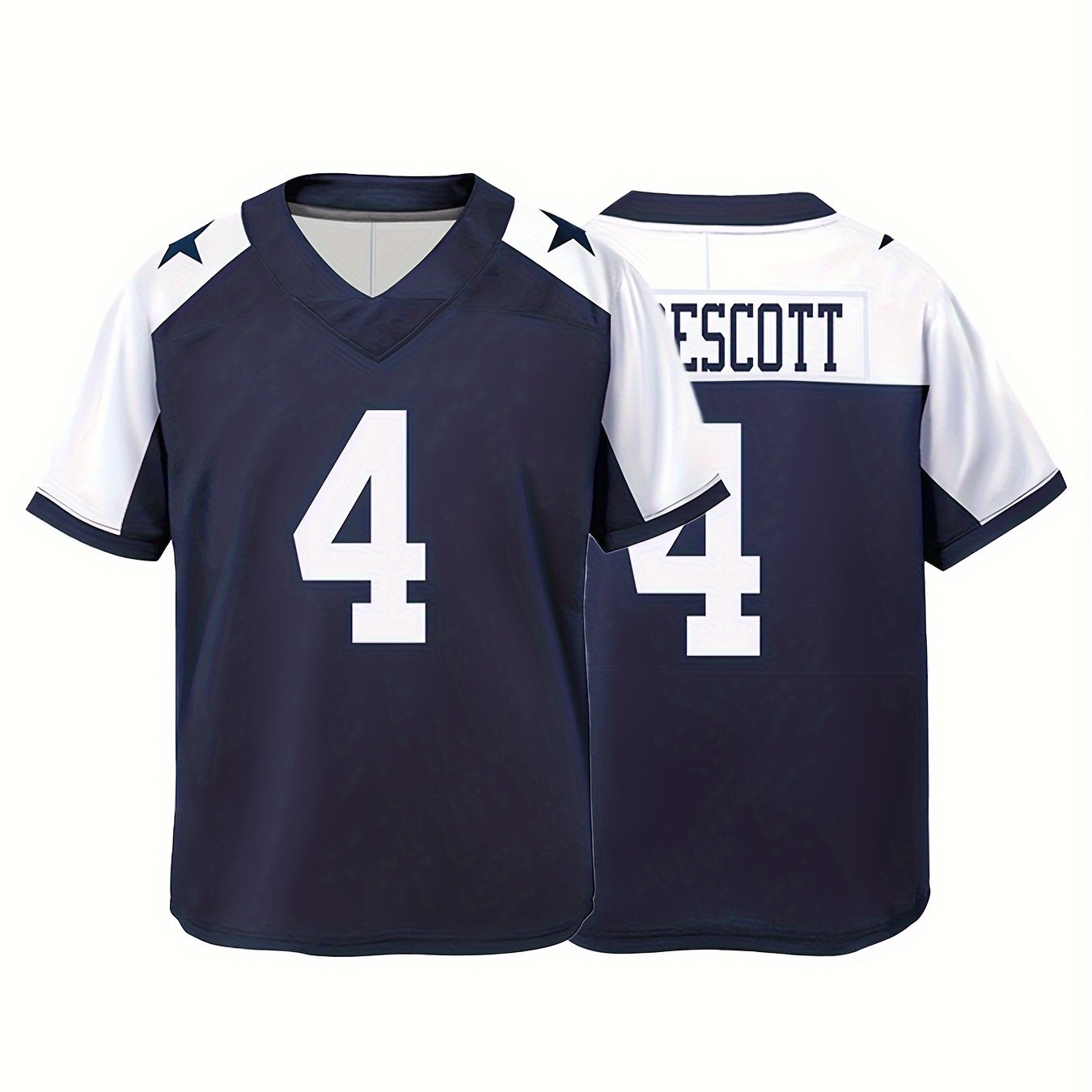 Boys Breathable Rugby Jersey Short Sleeves Football Shirt