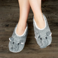 Elephant Slippers Plush Lined Shoes Comfort Indoor Home Slippers