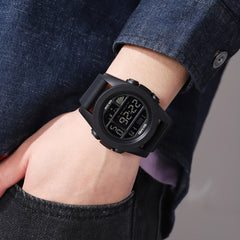 Unisex Digital Watch Multifunction Waterproof Sports Dual Time Stopwatch