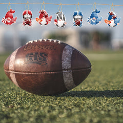 7pcs Gnome Football Ornaments School Football Team Gift Decor