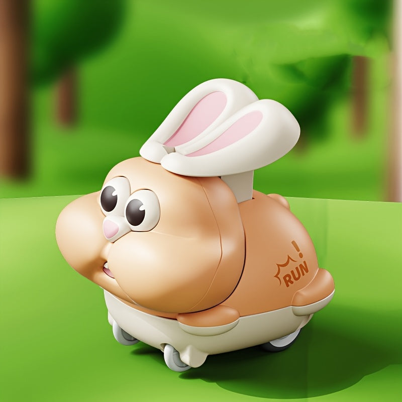 Toddler Press & Go Rabbit Wind Up Toy for Ages 0-3