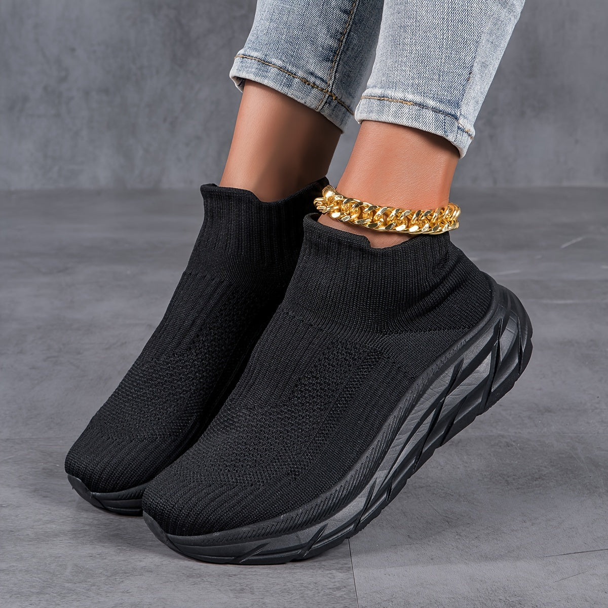 Women's Chunky Sneakers, Breathable and Stylish