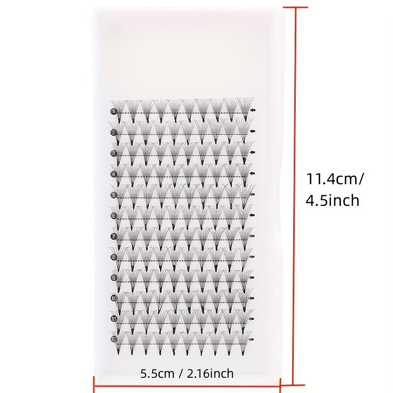 120 Clusters DIY Eyelash Extension Kit for Natural Look