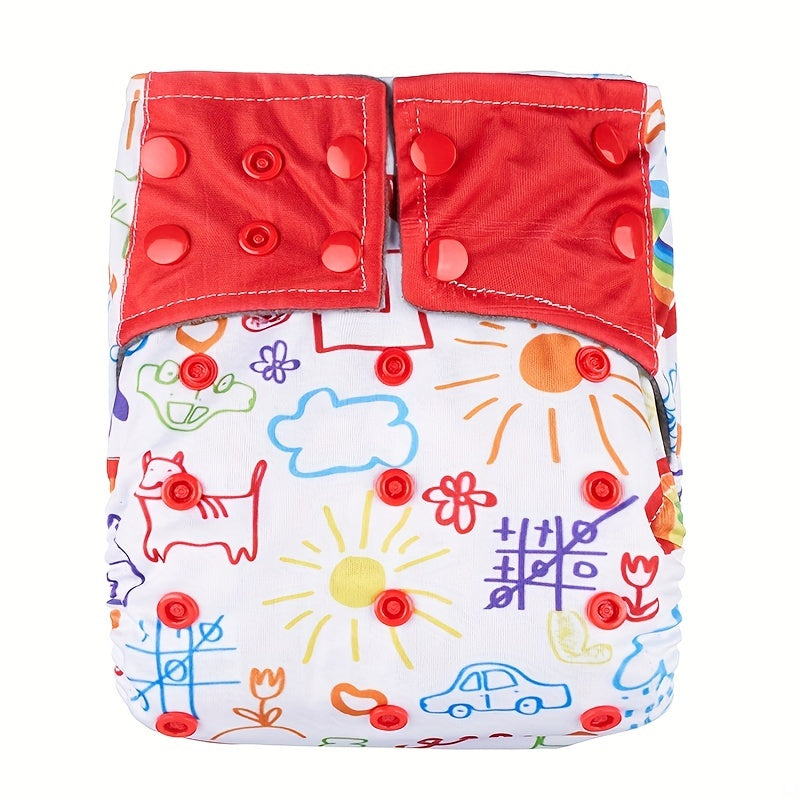 Washable Reusable Pocket Diaper Double Gusset Baby Cloth Diapers