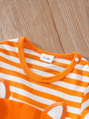 Fox Print Baby Short Sleeve Bodysuit