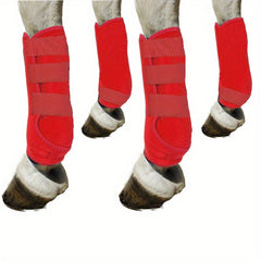 4pcs Horse Leg Warmers Anti-collision Equestrian Gaiters