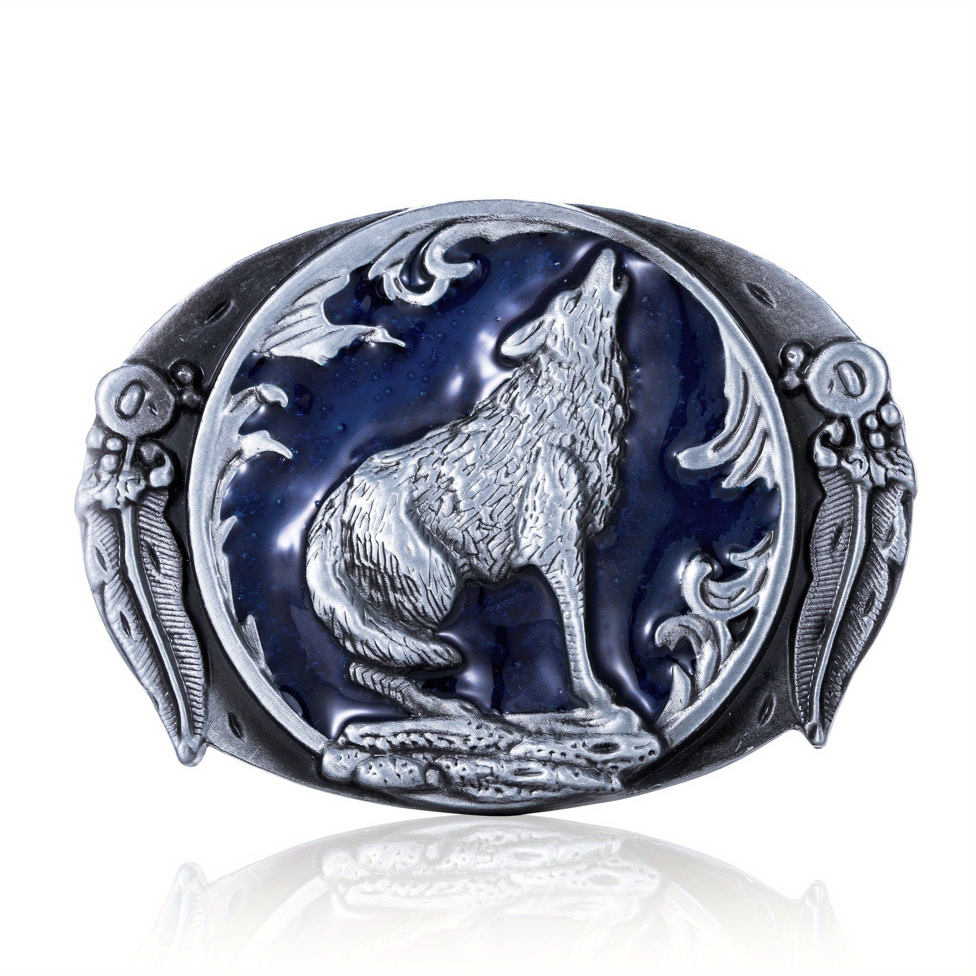 Western Cowboy Belt Buckle Animal Wolf Men Domineering Novelty Gift