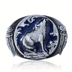 Western Cowboy Belt Buckle Animal Wolf Men Domineering Novelty Gift