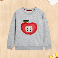 Girl's Pattern Sweatshirt Casual Breathable Sweatshirt