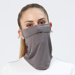 Summer Sunscreen Mask Outdoor Cycling Sunshade Uv Feeling Silk Scarf