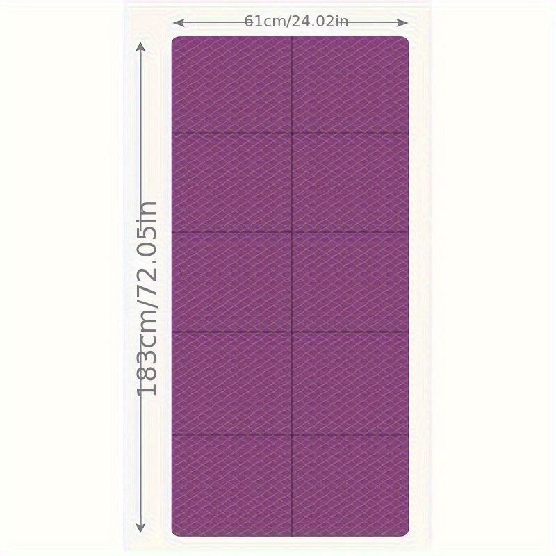 Portable Foldable Non Slip Yoga Mat for Home Workout