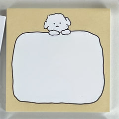 Line Puppy Postit Sticky Notes High Appearance, Tearability
