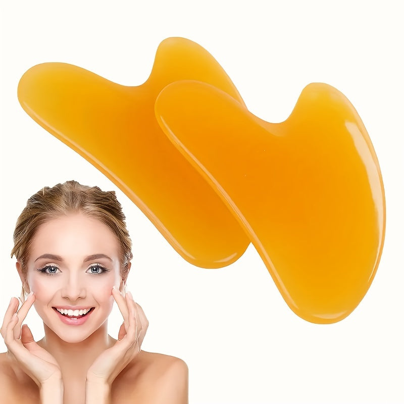 Guasha Scraping Massage Scraper Face Massager Acupuncture Resin GuaSha Board