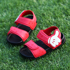 Boys Cartoon Breathable Open Toe Sandals Lightweight Anti Slip Sandals