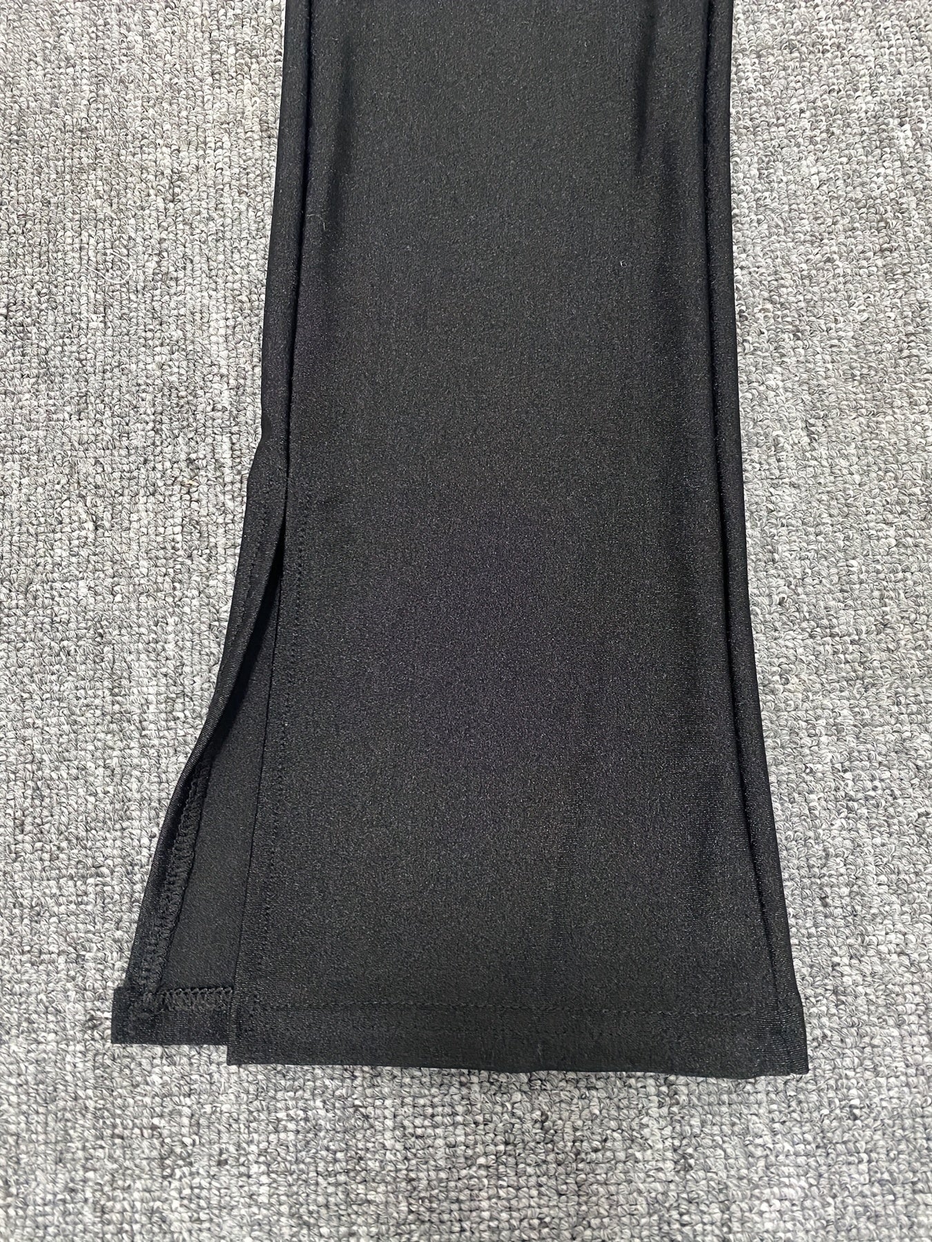 Split Skinny Stretchy Leggings Solid Leggings Women's Clothing