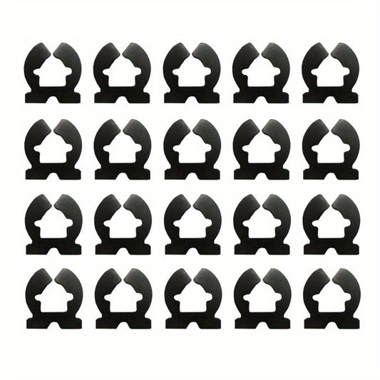 20pcs Rod Clips Fishing Rod Rack Snooker Cue Stick Bracket