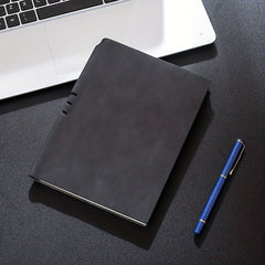 A5 Sheep Soft Leather Notebook Pen Type
