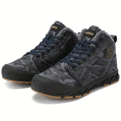 Women's Camo Pattern Hiking Shoes Non slip Outdoor Walking Shoes