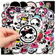 50pcs Horror Skull Graffiti Stickers Waterproof