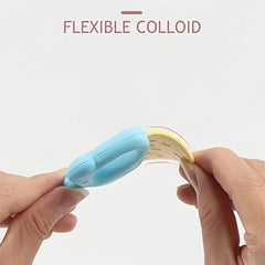 4pcs Baby Rattles Teether Toy Animal Shape Molar Biteable Safe Material