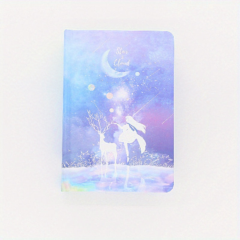 Moon Dream Star Hardcover A5 Coloring Notebook