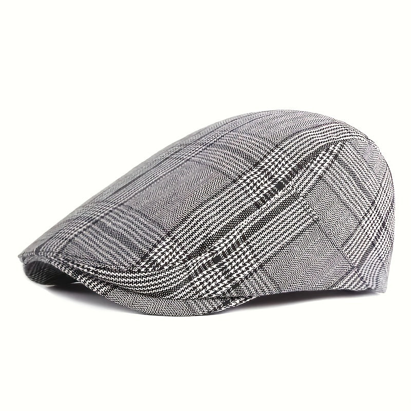 Adjustable Summer Mens Peaked Cap British Style Outdoor Sport