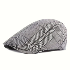 Adjustable Summer Mens Peaked Cap British Style Outdoor Sport