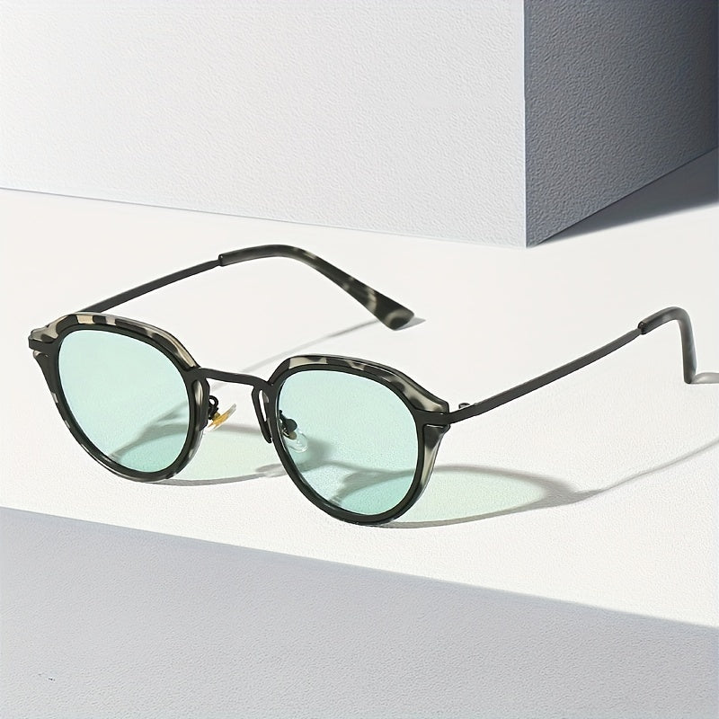 Metal Round Frame Sunglasses UV400