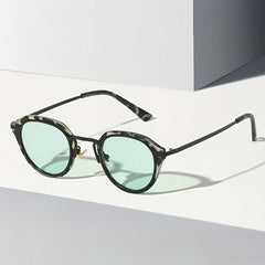 Metal Round Frame Sunglasses UV400