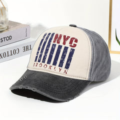 Graffiti Print Washed Retro Baseball Cap