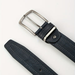 Men's Leather Belt Square Pin Buckle Accessories