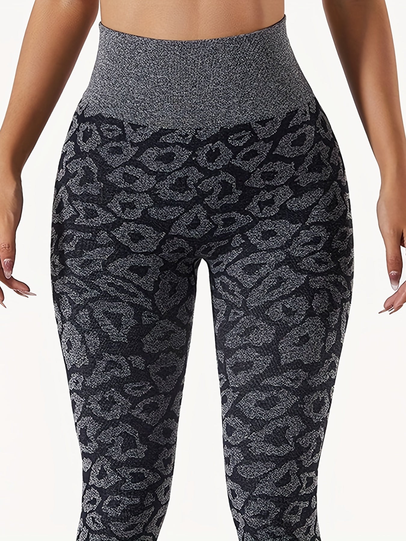 Leopard Print High Waist Yoga Leggings Women's Activewear