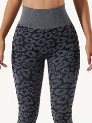 Leopard Print High Waist Yoga Leggings Women's Activewear