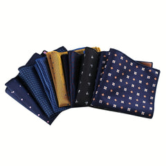 Men's Suit Pocket Square Scarf Formal Business Handkerchief Knot Wedding