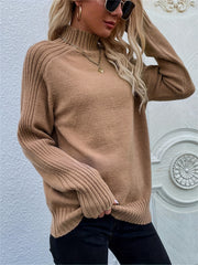 Turtle Neck Sweater Long Sleeve for Fall & Winter