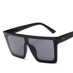 Oversized Squared Sun Glasses Female Big Frame Shades Unisex