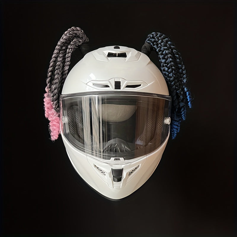 Motorcycle Helmet Suction Cup Paste Dreadlocks Decoration