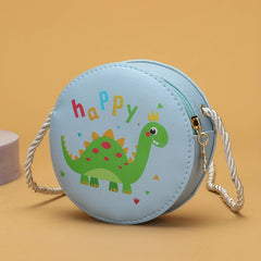 Kids Dinosaur Letter Crossbody Bag Waterproof Coin Purse Wallet