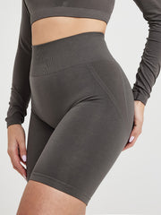 High Waist Seamless Yoga Shorts Hip Lifting Leggings Women's Activewear
