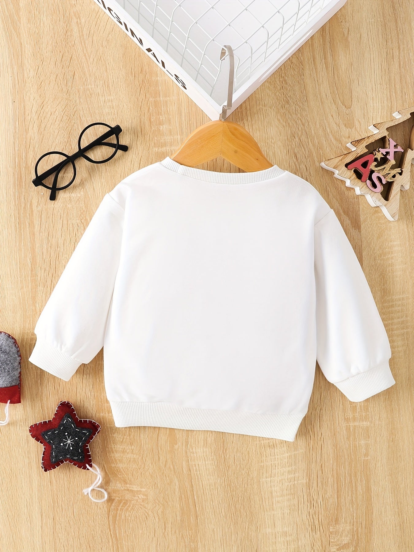 Baby Boys Cartoon Christmas Pullover Sweatshirt