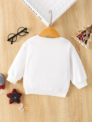 Baby Boys Cartoon Christmas Pullover Sweatshirt