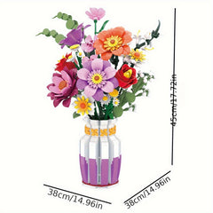 Wildflower Bouquet Set DIY Floral Home Office Decoration Birthday Gift Women