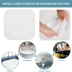 2pcs Silicone Drainage Catcher with Suction Cup
