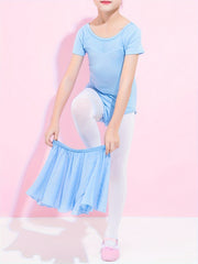 Sequin Mesh Dance Skirt Girls Ballet Skirt For Party Performance