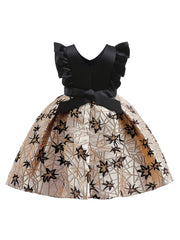 Girls Sleeveless Princess Dress Formal Dress for Christmas Evening Party